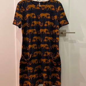 Marc by Marc Jacobs small dress navy jaguar cat